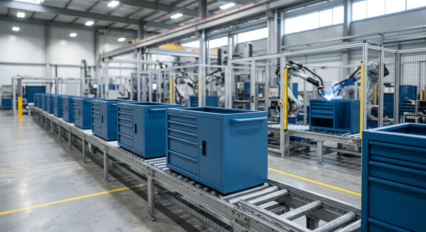 What is the standard lead time for OEM tool trolley manufacturing?