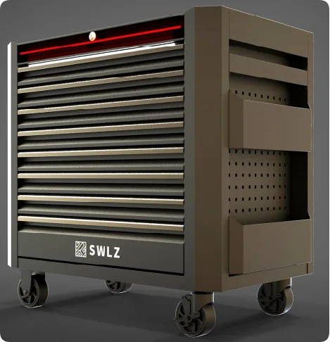 LZ002-04 Compact 8-Drawer Cabinet