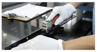 Surface coating quality control test